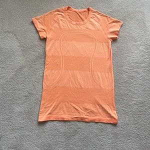 Lululemon Swiftly Tech Short Sleeve Shirt - Orange Soda